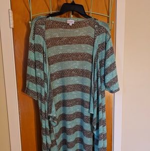 Lularoe Small Mint and gray Shirley